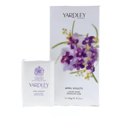 Yardley of London Perfumed Soap for Women April Violets 3.5 Ounce