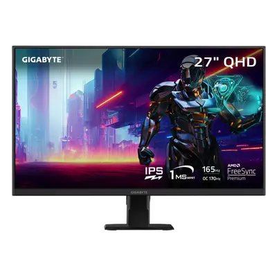 GIGABYTE GS27Q 27" 165Hz 1440P Gaming Monitor, x SS IPS Display, 1ms (MPRT) Response Time, HDR R