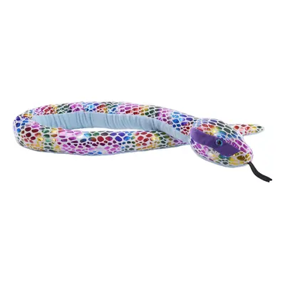 Wild Republic Foilkins Snakes Dotted Rainbow Stuffed Animal inches Gift for Kids Plush Toy Fill 