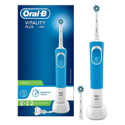 (Vitality Plus Cross Action) Oral-B Vitality Plus CrossAction Electric Rechargeable Toothbrush, 