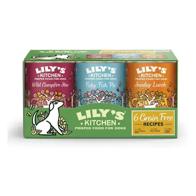 Lily's Kitchen Natural Adult Wet Dog Food Tins Grain-Free Pk x 400g