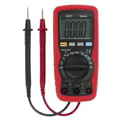 11 Function Auto-Ranging Digital Multimeter - LCD Display - Battery Powered