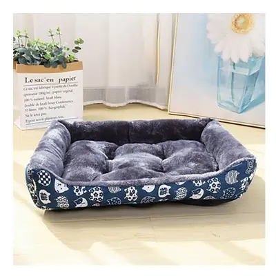 (Navy blue, 2XL) Pet Dog Bed Sofa Mats Pet Products Chiens Animals Accessories Dogs Basket Suppl