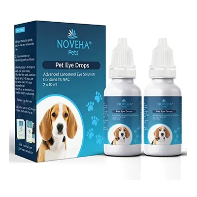 Cataract Drops For Pets | Advanced Lanosterol Solution + NAC | Therapeutic Eye Lubricating Drop 