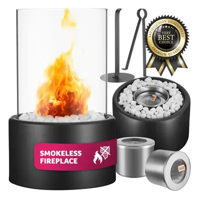 Bioethanol Tabletop Fireplace Damine - heat-resistant, combustion chambers