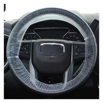 Versa-Tags Disposable Steering Wheel Covers Universal Fit Clear P