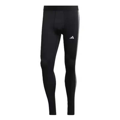 adidas Men's Techfit 3-Stripes Training Long Tights Black Small