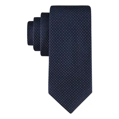 Calvin Klein Men's Steel Micro Solid A Tie Navy Regular