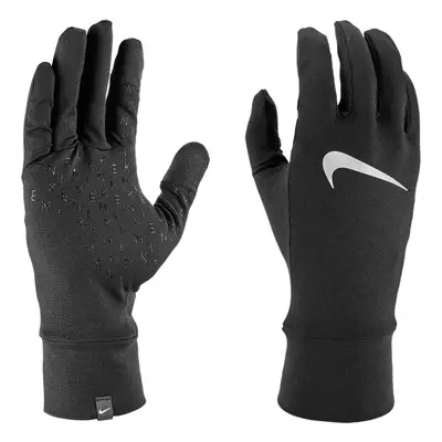 NIKE Unisex - Black- L/XL NIKE Mens Fleece Glove RG Black XL Black/Black/Silver L-XL UK