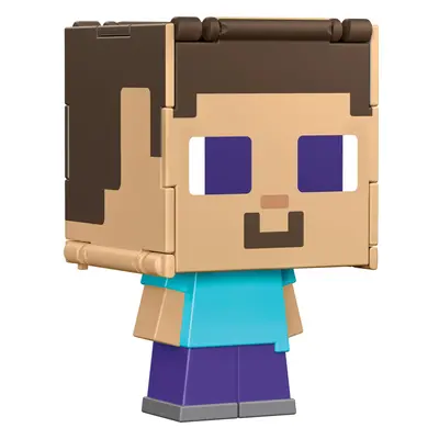 Mattel Minecraft Flippin Figs Figures Collection with 2-in-1 Fidget Pl