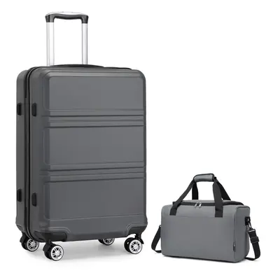 (Grey, 28''+travel bag) or Classic Hard Shell Suitcase With a Travel Bag