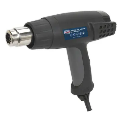 1800W 3-Speed Hot Air Gun - Temperature Control - Four Nozzles - 230V Supply