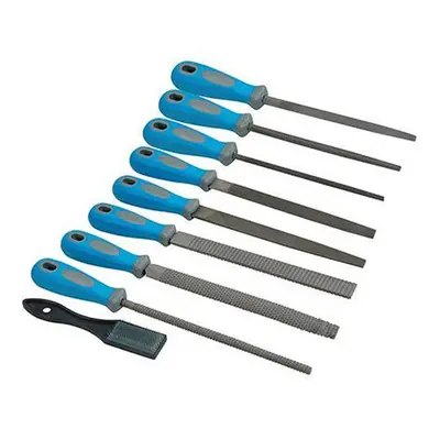 9 Piece Metal File Rasp Set/Kit Flat Half Round RoundTriangle&Square DIY Tool