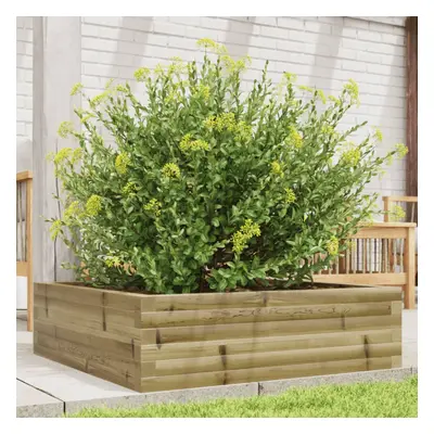 vidaXL Garden Planter 80x80x23 cm Impregnated Wood Pine