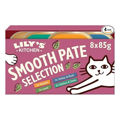 Lilys Kitchen Smooth PatÃ© Selection Complete Nutrition Adult Cat Food x (8 x 85g)