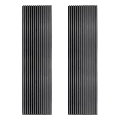 Acoustic Slat Wall Panels x ? Anthracite Grey