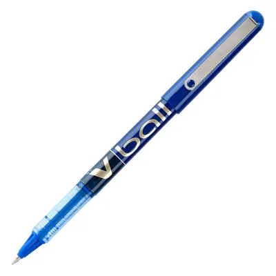 Pilot Vball Liquid Ink Pens - Fine Pen Point - 0.7 mm Pen Point Size - Blue - Blue Barrel - Doze