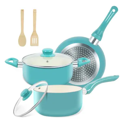 Non-stick cookware set pieces ceramic cookware set induction cooker pressure cooker set non-stic