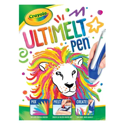 Crayola Ultimelt Pen, Crayon Melting Creative Kit for Arts Crafts, Multisurface