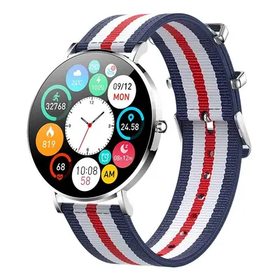 (silver, physiologic function) LIGE New Smartwatch Ladies Ultra Thin Smart Watch Women AMOLED 36