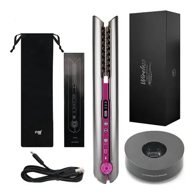 Usb Wireless Charging Straight Hair Two In One Curling lron Splint Hair Straightener