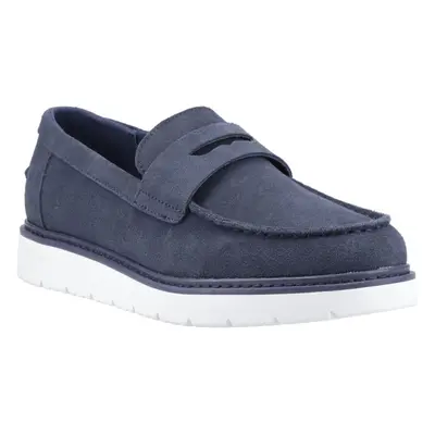 (Blue, (Adults')) TOMS Navi TRVL LITE Havana Leather Men's Navy Loafers