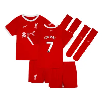 (XSB) Liverpool Home Little Boys Mini Kit (Luis Diaz 7)