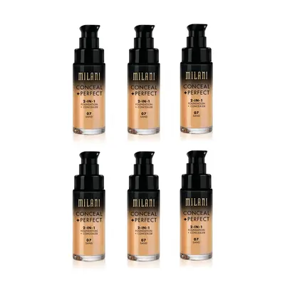 Milani Conceal And Perfect In Foundation + Concealer Sand 30ml x6