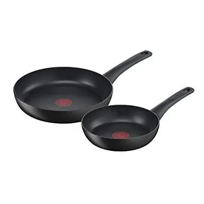 Tefal Ultimate On ? Set of Frying Pans: 20/24/28 cm with Heavy Duty Coating, Thermo-Signal, Ther