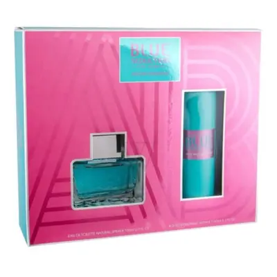 Antonio Banderas Blue Seduction For Women Piece Gift Set: Eau de Toilette 80ml - Deodorant Spray