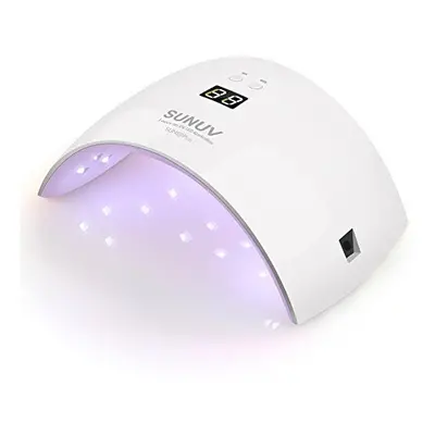 UV LED Gel Nail Lamp, SUNUV 36W UV lamps for Gel Nails Manicure Pedicure Sensor 30s/60s Timer LC