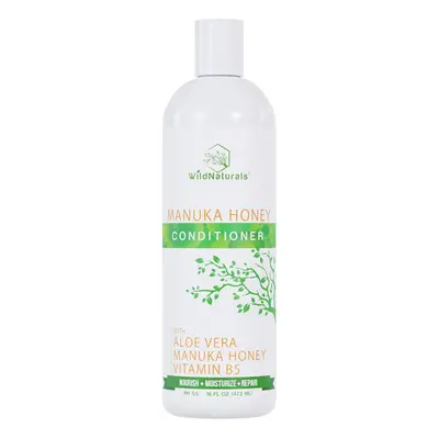 Wild Naturals Sulfate Free Conditioner : With Manuka Honey + Aloe Vera For Hair Loss Thinning Ha