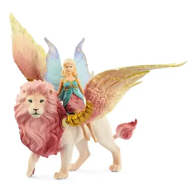 Fairy in Flight on Winged Lion schleich BAYALA with Moveable Parts De