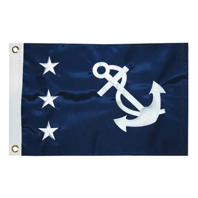 Taylor Made Nylon Officer Flag 12"" x 18"" - Past Commodore