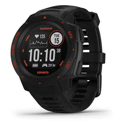 Garmin Instinct, Rugged GPS Smartwatch, Esports Edition for Esports Athletes, Black (Renewed)