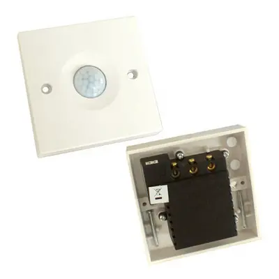 Loops PIR Motion Sensor Wall Light Switch - Gang/Way 10A - Ceiling Movement Automatic