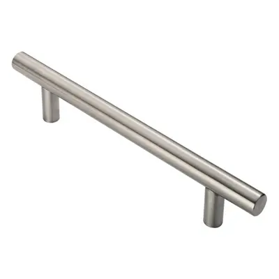 Straight T Bar Pull Handle x 30mm 600mm Fixing Centres Satin Steel