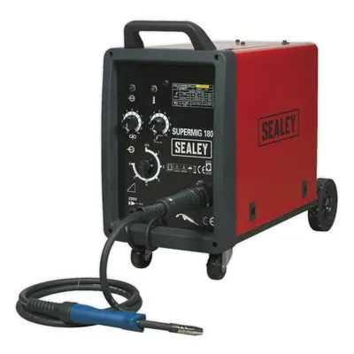 180A MIG Welder - Forced Air Cooling System - Non-Live Euro Torch - 230V Supply