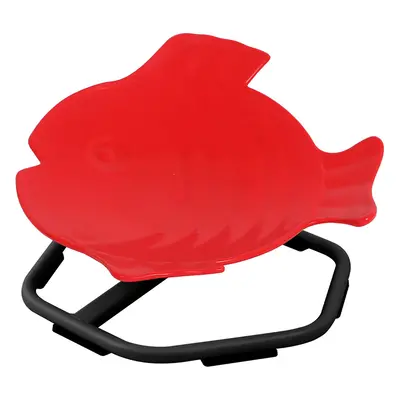 MagicMeadow Sensory Toy Spinning Fish: Autism-Friendly - Red