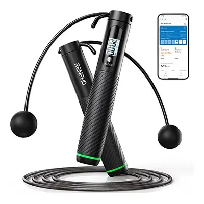 Smart Skipping Rope with Counter Adjustable Jump Ropes for Fitness Skip Rope with APP Data Analy