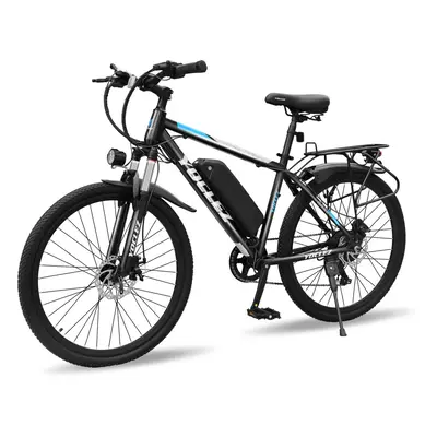 (2602-Black / 36V-8AH) 26" Electric Bike for Adults, 250W Motor Commuter E-bikes, Electric Mount