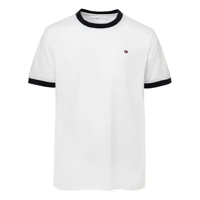 Tommy Hilfiger Boys Short Sleeve Ringer Crew Neck TShirt Ken Classic White