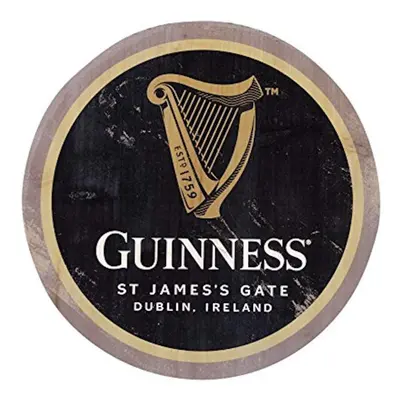 Guinness Wooden Bottle Top Bar Sign Wall Art inch (Harp)