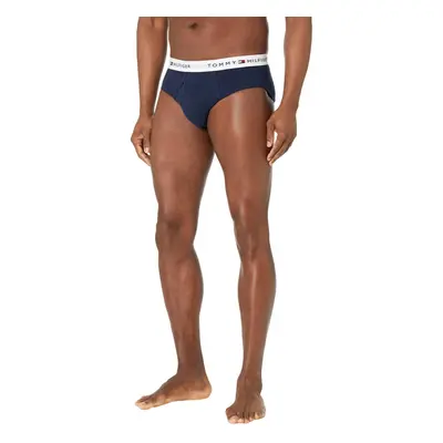 Tommy Hilfiger Men's Cotton Classics 4-Pack Brief Soft Blue