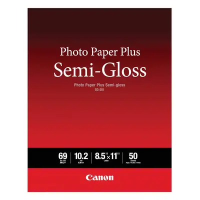 Canon Photo Paper Plus SemiGloss Letter Size Sheets SG201 LTR