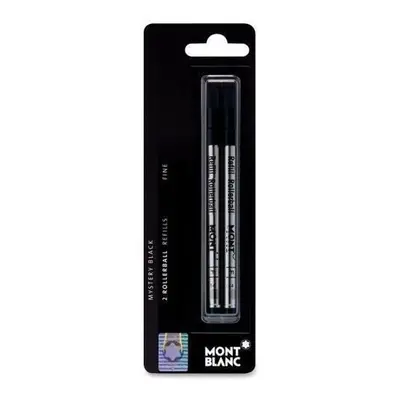 Mont Blanc Fine Point Black Rollerball Refills Pack For Use With Montblanc Classique and Starwal