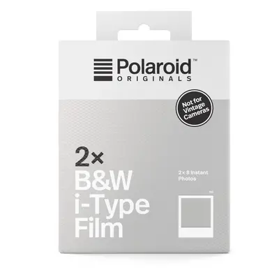 Polaroid Originals Instant B&W Film for i-Type - Double Pack White (4