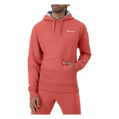 Champion Powerblend Fleece Hoodie Comfortable Men'S Sweatshirt Logo (Reg. Or Big & Tall) Picante