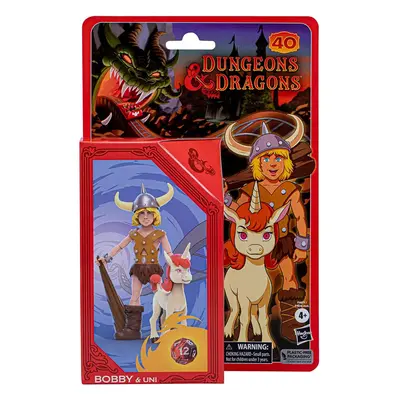 Hasbro Dungeons and Dragons Cartoon Classics Bobby & Uni