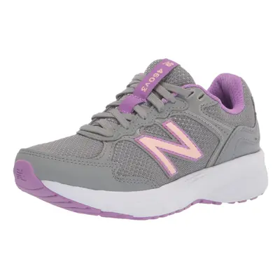 New Balance Women's V3 Running Shoe Grey/Oyster Pink Wide